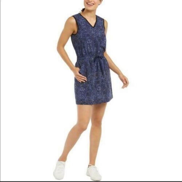 Ideology Drawstring Waist Snake Print Dress Size Small - Picture 1 of 5